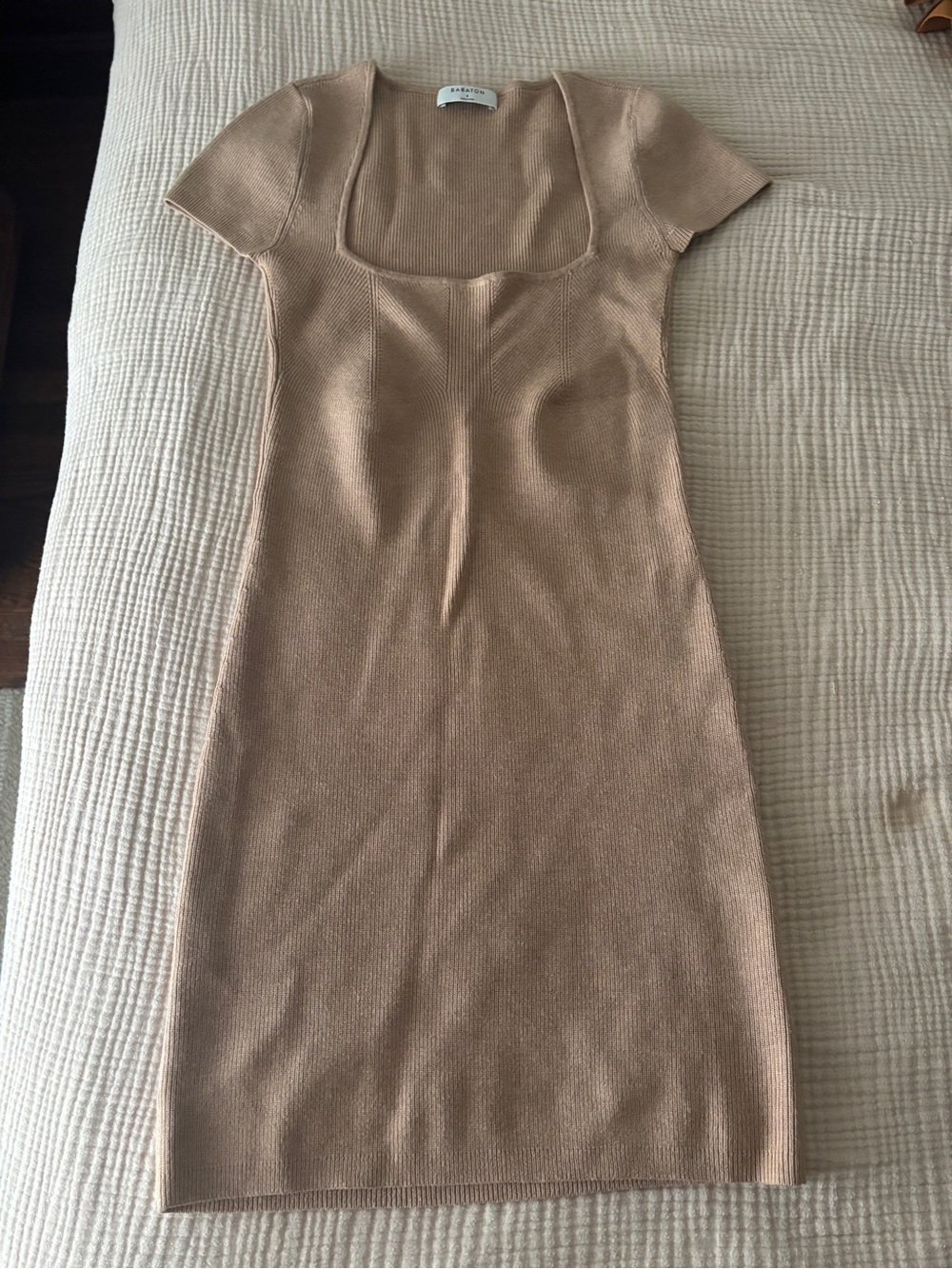 Babaton Dress | Tan | Small